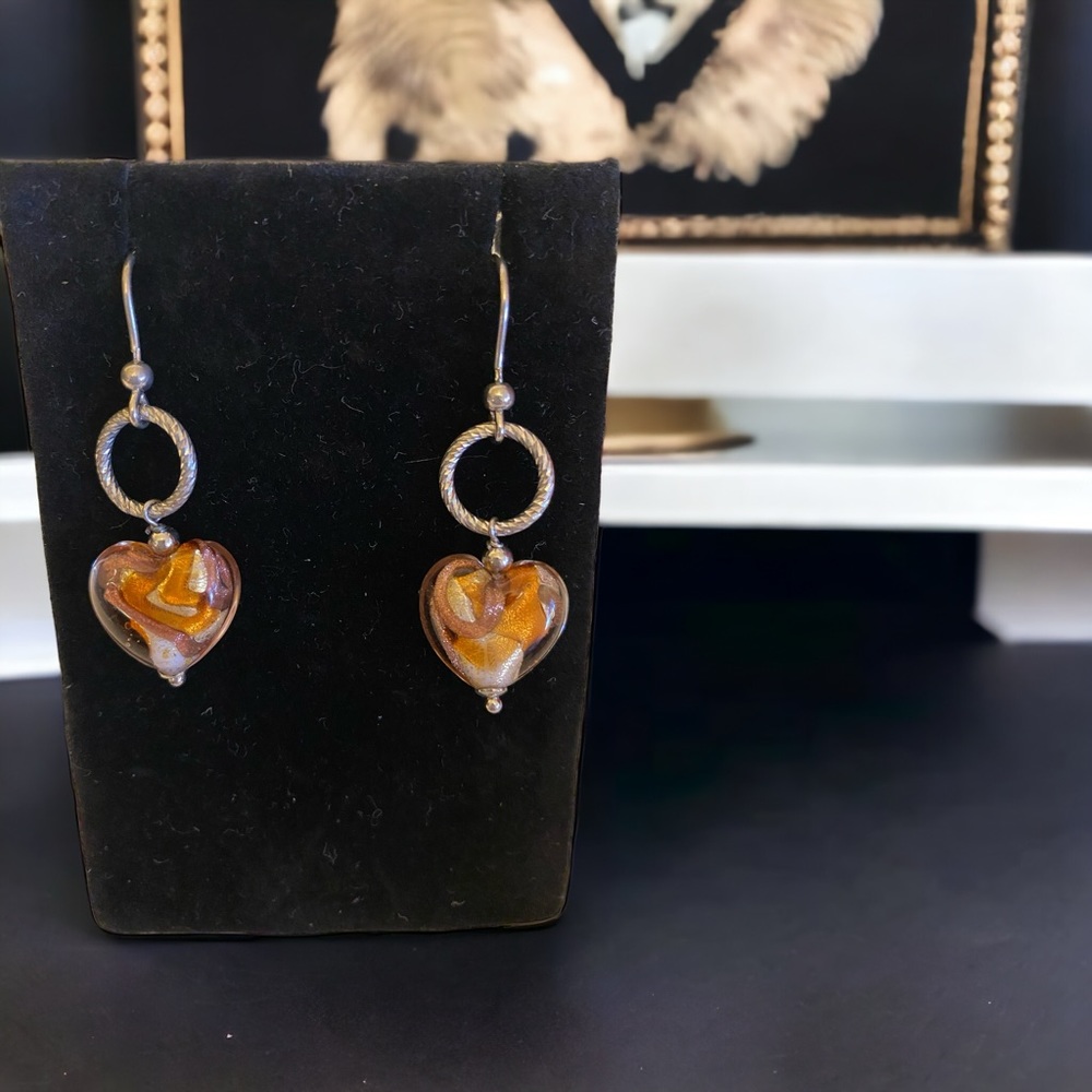 Italian Murano Glass Earrings